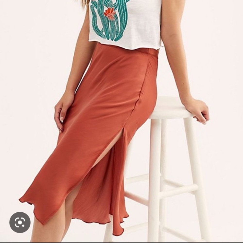 Free People Sweet Talker Half-Slip Copper